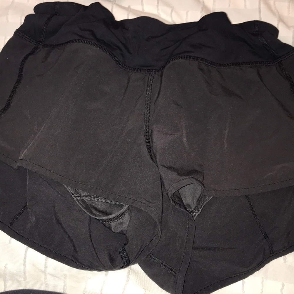 Black lululemon shorts